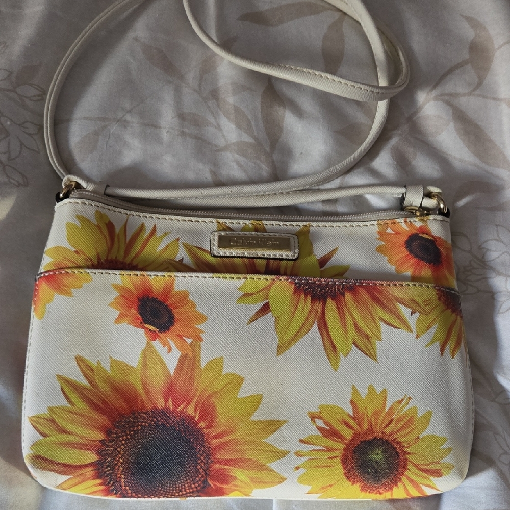 Calvin Klein Sunflower Print Crossbody Bag